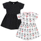 Hudson Baby Girls' Cotton Dresses, Bonjour, 9-12 Months