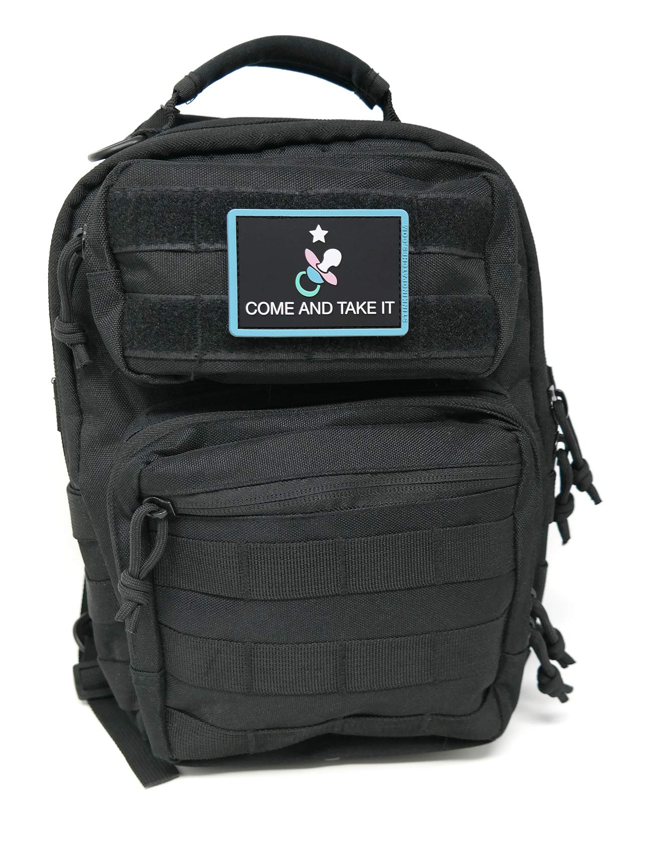 Come And Take It Pacifier Diaper Bag Pvc Hook And Loop Patch | Funny Tactical Patch