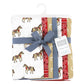 Hudson Baby Unisex Baby Cotton Flannel Burp Cloths, Cowboy 7-Pack, One Size