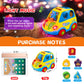 Baby Toys for 1 Year Old Boy Girl Gift Musical Bus Baby Toys 6-12 12-18 Months Toddler Toys Early Learning Montessori Toys for 1