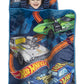 Hot Wheels Race Car Toddler Nap Mat  Includes Pillow & Plush Blanket  Great for Boys and Girls Napping at Daycare, Preschool, 
