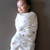 DULAAR Organic Muslin Swaddle (Little Ballerinas)
