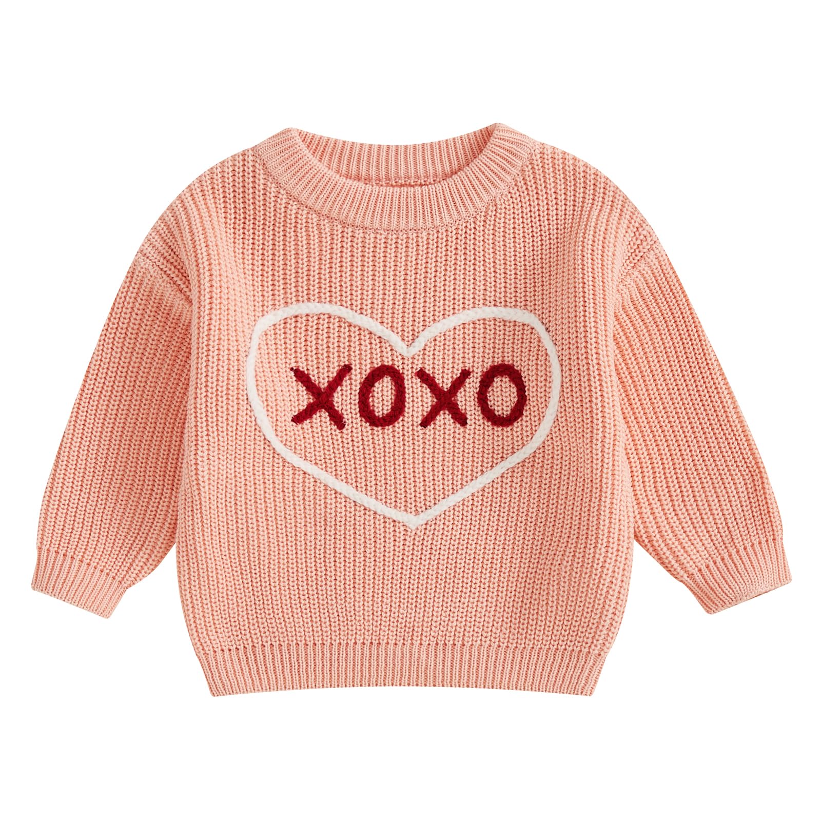 Amnnchya Toddler Infant Newborn Baby Boy Girl Sweater Homemade Rolls Knit Crewneck Pullover Sweatshirt Thanksgiving Outfit (Vale