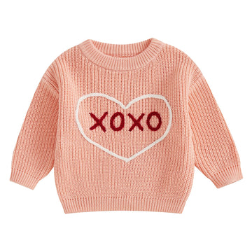 Amnnchya Toddler Infant Newborn Baby Boy Girl Sweater Homemade Rolls Knit Crewneck Pullover Sweatshirt Thanksgiving Outfit (Vale