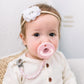 Ryan & Rose Cutie Clip Braiden Pacifier Clip - Braided Silicone (Dollhouse)