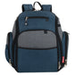 Fisher-Price Fastfinder 3 Piece Set Diaper Bag Backpack for Moms & Dads with Changing Pad and Wipes Pocket (Blue)