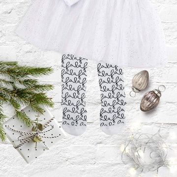 Stephan Baby Christmas Tights, Fa La La, Fits 6-12 Months