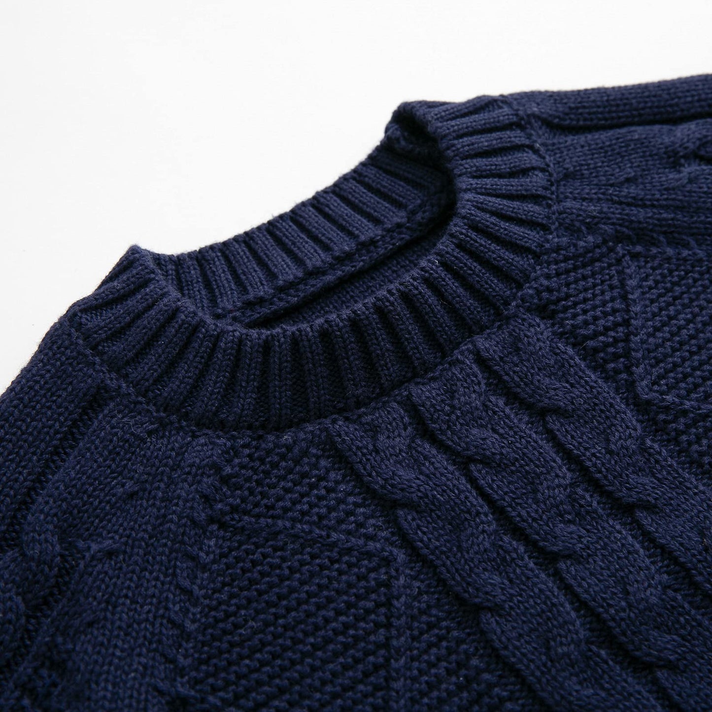 Curipeer Baby Boys' Girls' Cable Knit Sweater Long Sleeve Solid Pullover Toddler Crew Neck Fall 2-3Y