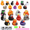 Landical 12 Pcs Rubber Ducks Diamond Art Ducks DIY Diamond Art Kit Funny Ducking Colorful Mini Assortment Car Ornaments for Baby