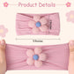 C  Llot 5 Pcs Baby Flower Headbands Baby Girls Nylon Headbands Soft Hairbands Hair Accessories For Newborn Infant Toddler Kids(P