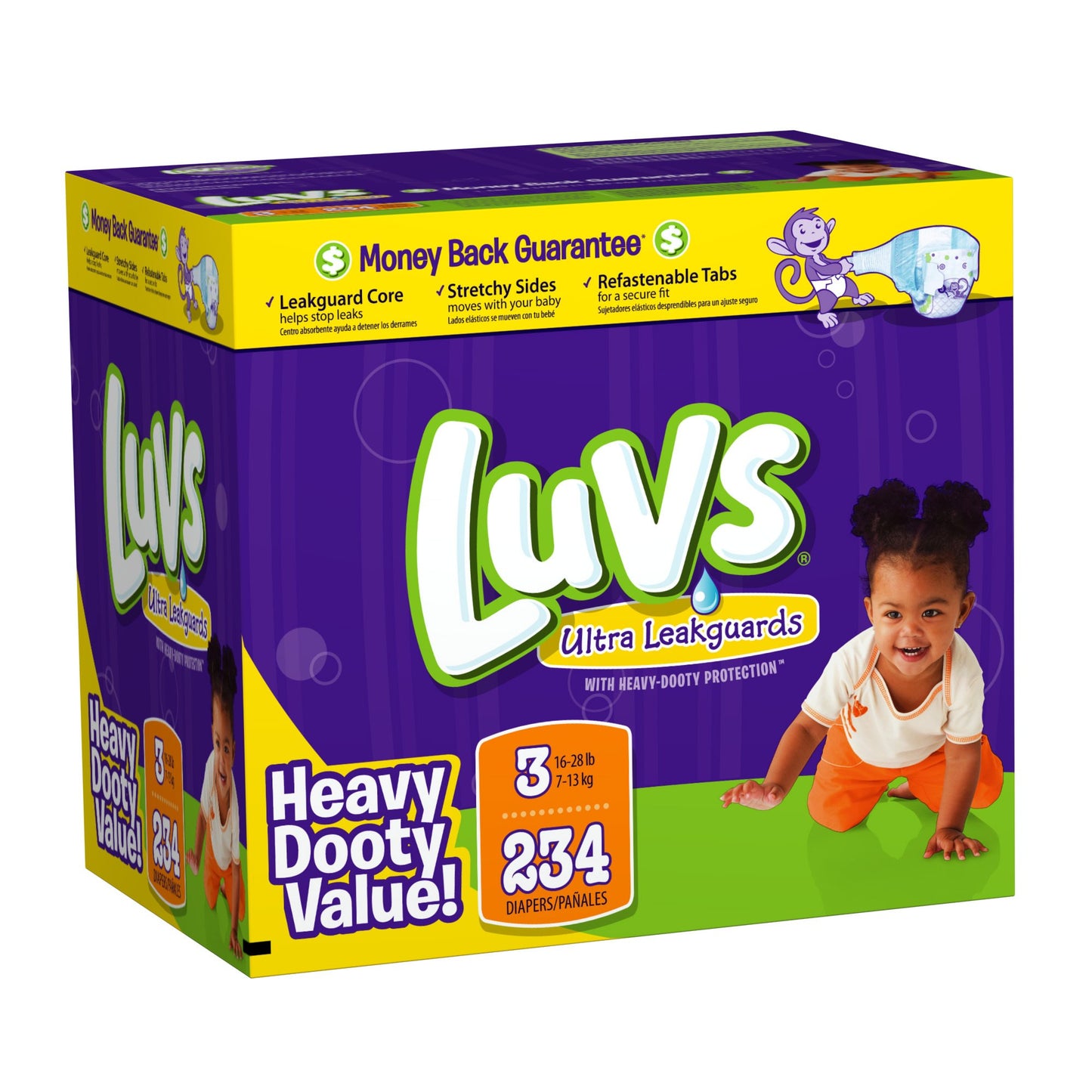 Luvs Diapers, Size 3, 234 Count
