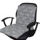 Oasis Home Collections Cotton Printed Back Rest Chair Cushion (40 X 82 cm, grey, pack of 1)