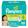 Pampers Swaddlers, Baby Diapers, Size 4, 66 Ct