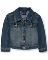 The Children'S Place Baby Girls And Toddler Girls Basic Denim Jacket,China Blue,2T
