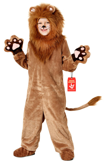 Morph Deluxe Lion Costume Kids, Lion Mane Costume Halloween Costumes For Boys, Girls and Toddlers, Kid Halloween Costumes, Large