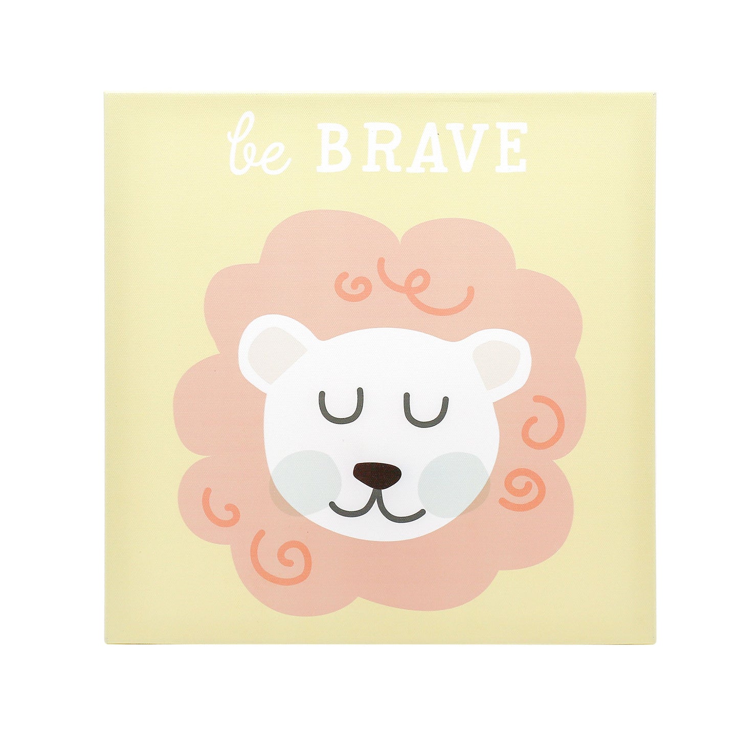 tiny ideas Pastel Animal Canvas Artwork - Postive Affirmations, Gender Neutral Nursery Wall D  cor, Gift For New And Expecting P