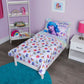 My Little Pony 4 Piece Toddler Bedding Set - Includes Quilted Comforter, Fitted Sheet, Top Sheet, And Pillow Case Character Desi