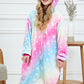 Chetosho Unicorn Hooded Onesie Girls Halloween One Piece Kids Costume (Oblique Stripe Starry Pink Blue 4-5 Years)