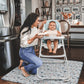 Blissful Diary Baby Splat Mat For Under High Chair, 51 X 51 Inch Splash Mat, Waterproof And Washable Spill Mat, Anti-Slip Floor