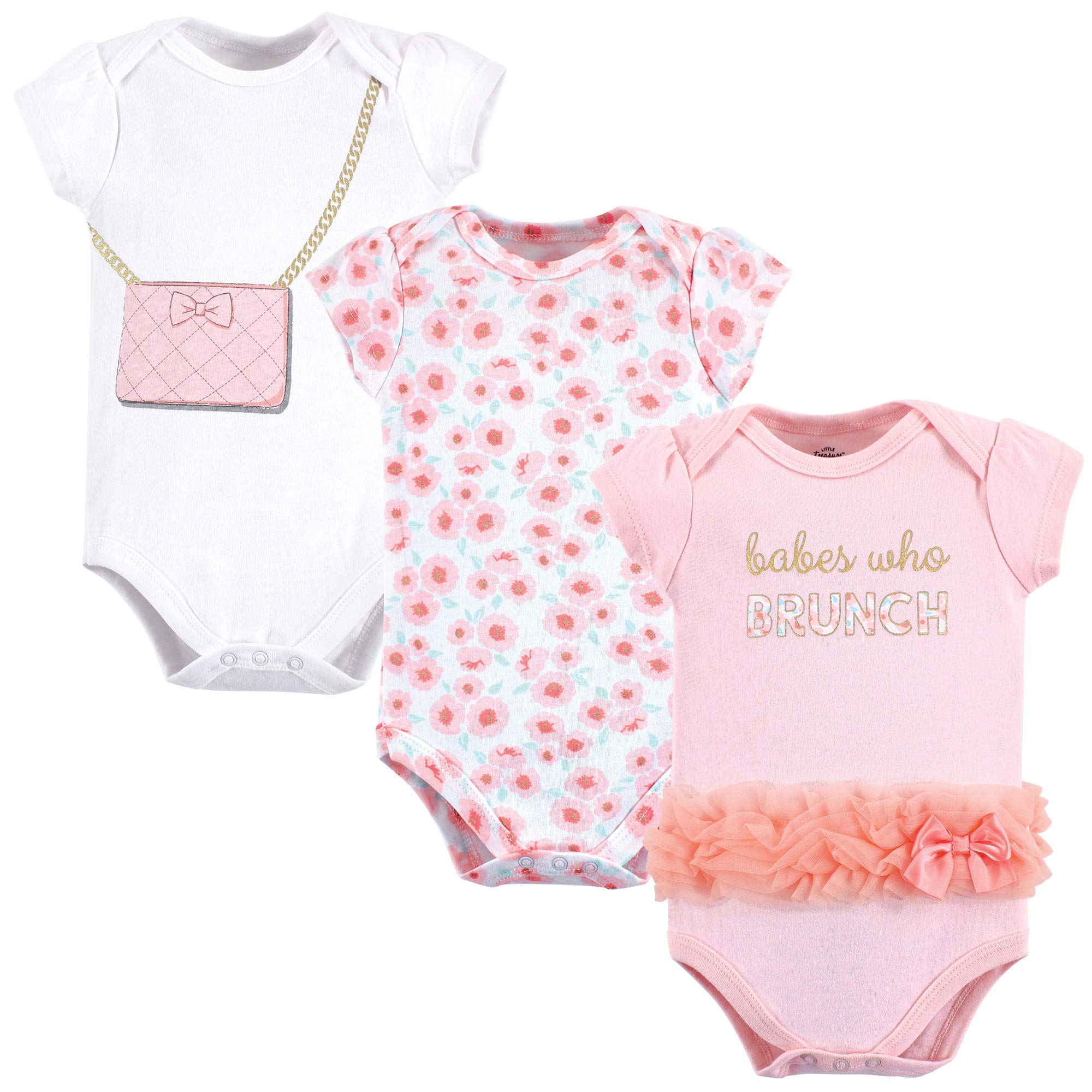 Little Treasure Unisex Baby Cotton Bodysuits, Brunch, 0-3 Months – WBBAPB07P8MR4RL