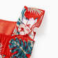 Patpat Matching Family Hawaiian Outfits - Mommy And Me Hawaiian Dress Matching Set Tropical Palm Leaf Print Summer Dress Sundres