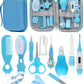 Baby Healthcare And Grooming Kit, Safety Newborn Nursery Care Set, With Hair Brush Comb, Nail Clipper, Thermometer, Pacifier Cli