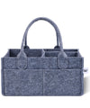 Mr. Pen- Baby Diaper Caddy Organizer, Charcoal Gray, Diaper Organizer, Car Diaper Caddy, Baby Caddy Organizer, Portable Diaper C
