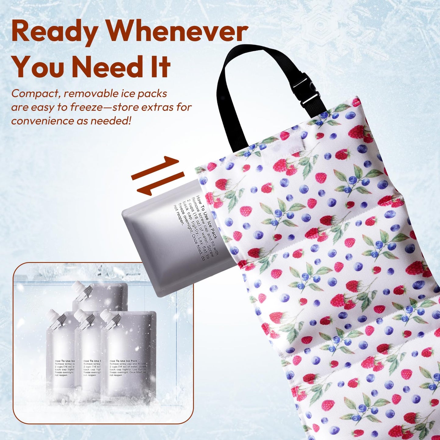Ncvi Car Seat Cooling Pad, Baby Stroller Cooling Pad - Insulated Cushion With Ice Pack For Heat, Multifunctional Cooler For Kids