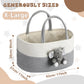 Foldtier Elephant Diaper Caddy Organizer Cart Storage For Nursery With Handle Baby Shower Basket Gift Baby Bath Caddy For Diaper