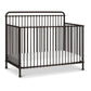Namesake Winston 4-In-1 Convertible Metal Crib In Vintage Iron, Greenguard Gold Certified