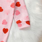 Infant Newborn Baby Girls Floral Sleep Gown Headband Sleepwear Romper Sleeping Bags Outfits (0-3 Months,Heart Lollipop)