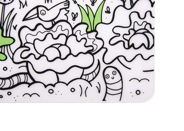Modern-Twist Waterproof, Dishwasher Safe Mark-Mat, Single, Garden Play