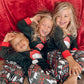 Iffei Matching Family Pajamas Sets Christmas Pj'S With Santa Hat Tee And Festival Style Pants Loungewear With Pocket 2 Years
