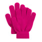 6 Pairs Kids Magic Gloves Winter Warm Full Fingers Gloves Soft Knitted Mittens For Baby Boys Girls Maroon&Plum&Green
