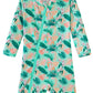 Umelok Infant Swimwear Girls One Piece Full Zip With Long Sleeve Upf 50+ Sun Protection Swimsuit Green-Banana Leaf,3M