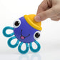 Nuby Vibe-eez Vibrating Teether - Battery Powered - Textured Surface and Easy to Grasp Toy for Baby Teething Relief - 3+ Months