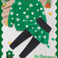 Bomdeals Adorable Cute Toddler Baby Girls Clothes Set,Long Sleeve T-Shirt +Pants Outfit(Green,120,2141B)