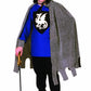 Rg Costumes Medieval Knight Costume, Black/Silver/Blue, Large