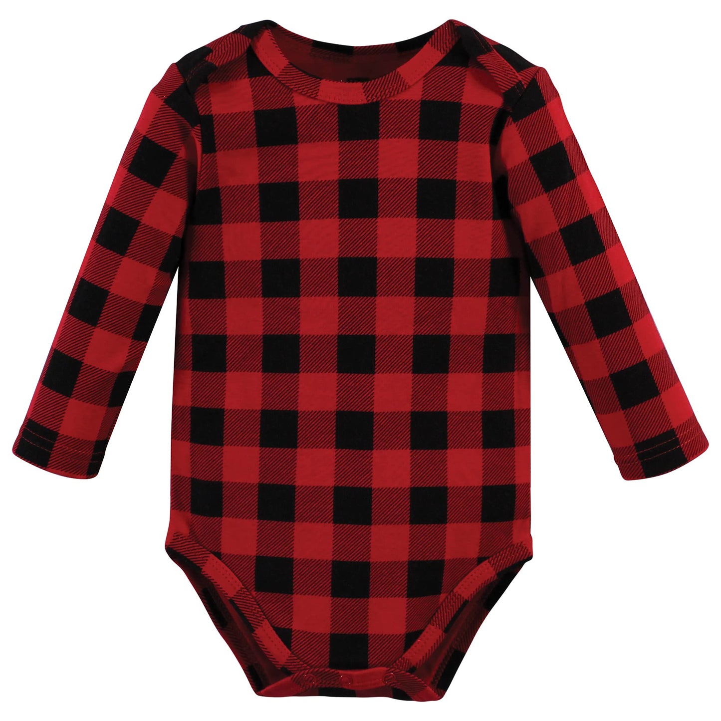 Hudson Baby Unisex Cotton Long-Sleeve Bodysuits And Toddler T-Shirt Set, Christmoose, 3-6 Months Us
