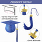 Foaincore 2025 Year Preschool And Kindergarten Graduation Gown Cap Tassel Set With 2025/2025 Charm Printed Stole Grad Gift(Blue,