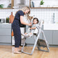 Inglesina My Time Highchair, Sugar - Adjustable High Chair For Babies & Toddlers, 4 Height & 3 Recline Settings, Collapsible, To