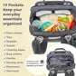 Ruvalino Diaper Bag Backpack - Multifunction Waterproof Travel Backpack, Baby Bag With Changing Pad & Stroller D-Ring & Pacifier