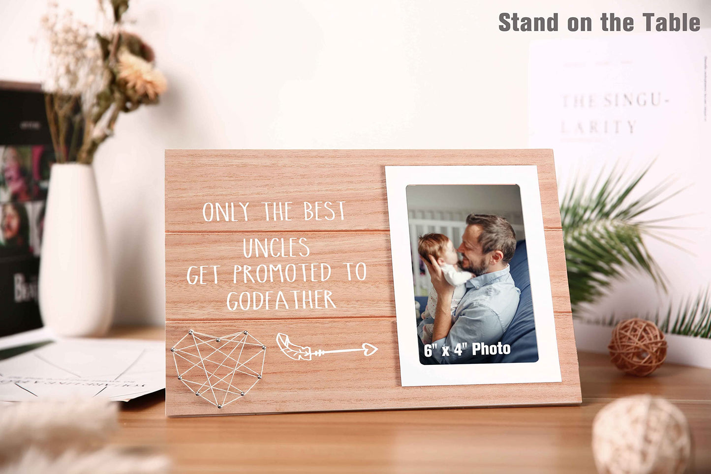Sioial Godfather To Be Gift-Funny Frame Gift Idea For Godfather-Christmas Birthday Fathers Day Gift For New Godfather-Only The B