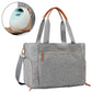 Mommore Breast Pump Bag Diaper Tote Bag With 15 Inch Laptop Sleeve Fit Most Breast Pumps Like Medela, Spectra S1,S2