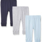 Luvable Friends Baby Boys Cotton Pants, Blue Gray, 3T Us