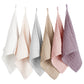 Konssy 6 Pack Baby Muslin Washcloths For Unisex 100% Cotton Wash Cloth Set For Baby Face Body Comfy And Soft For Newborn Infants