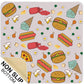 Welspo Splat Mat For Under High Chair, Washable Large Baby Splash Mat, Anti-Slip Silicone Spot Waterproof Floor Mat, Food Catche
