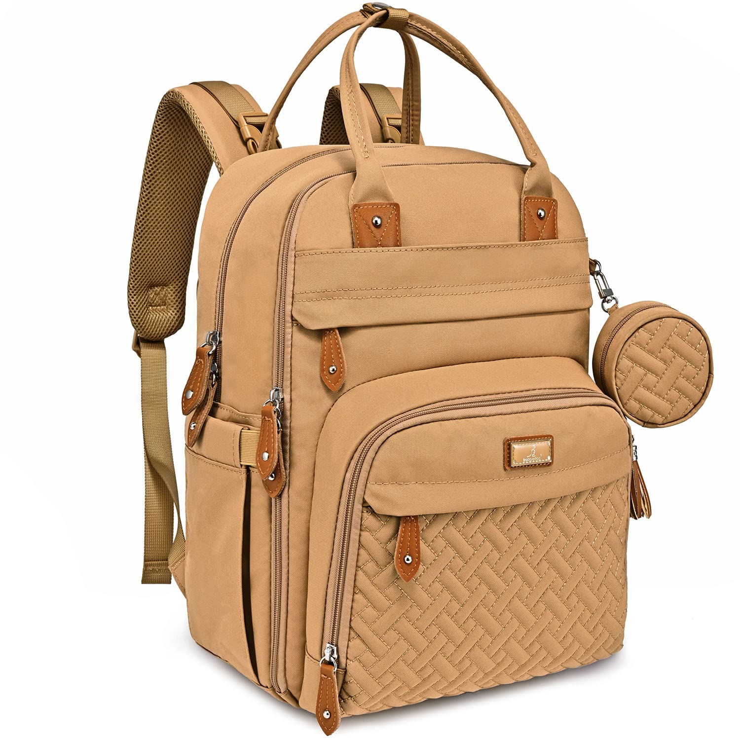 Babbleroo Diaper Bag Backpack - Baby Essentials Travel Tote - Multi Function Waterproof Diaper Bag, Travel Essentials Baby Bag W