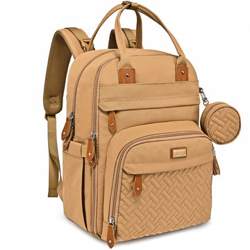 Babbleroo Diaper Bag Backpack - Baby Essentials Travel Tote - Multi Function Waterproof Diaper Bag, Travel Essentials Baby Bag W