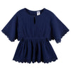 Gerber Baby Girl'S Standard Toddler Kaftan Swim Cover Up, Navy, 0-3 Months